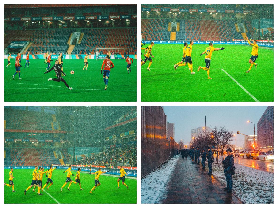 莫斯科中央陆军俱乐部为比赛做准备